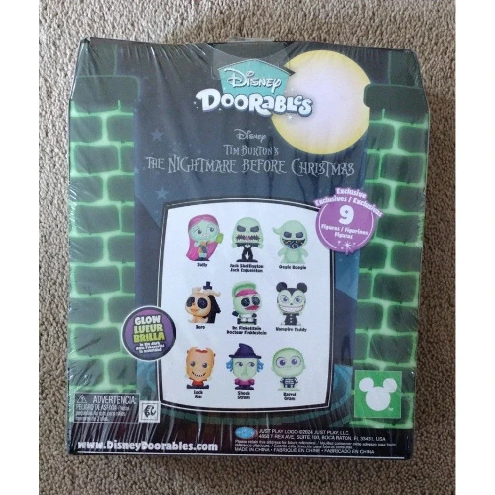 Disney Doorables‎ Nightmare Before Christmas Collection Peek Glow In The Dark